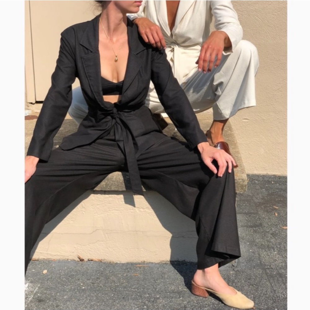 Na Nin Beau Belted Blazer